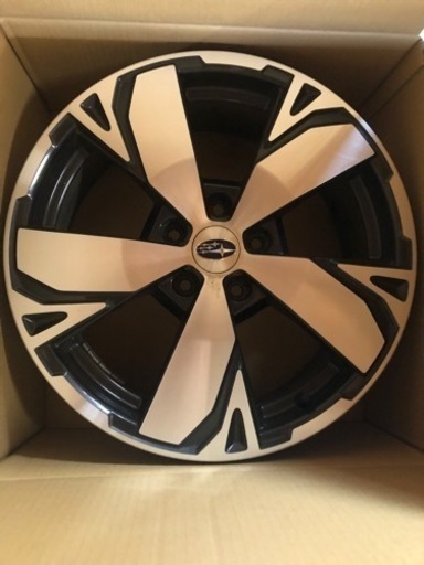 中古ホイール スバル フォレスター純正 アルミホイール 7J-18 +48 5H114.3 ガンメタポリッシュ フォレスター ( SK