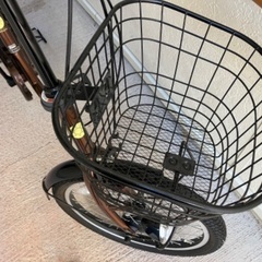 サイマ　20インチ　チャイルドシート搭載自転車の画像