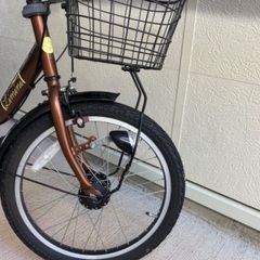 サイマ　20インチ　チャイルドシート搭載自転車の画像