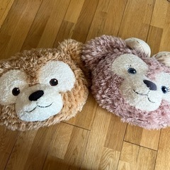 ダッフィ＆シェリーメイ　クッションぬいぐるみ