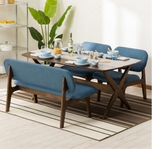 ニトリ　リビングダイニングテーブル4点セット