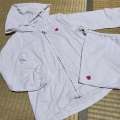 【お取引中】サイズ110 小花模様 虫除け効果 巾着付き パーカー