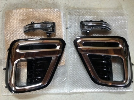 SK フォレスター 純正 ドアミラー ウインカーレンズ フォグカバー左右セット