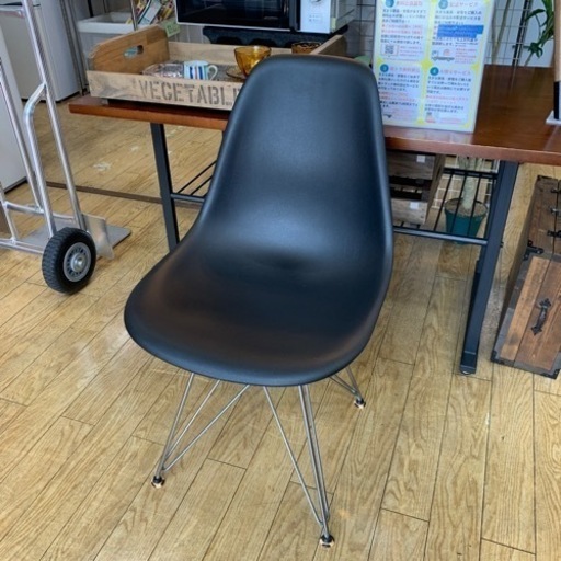 8/22 値下げ⭐️ミッドセンチュリー⭐️HermanMiller Eames Shell Chair ハーマンミラー イームズ シェルチェア ワイヤーベース エッフェル 黒