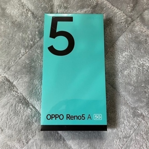 【SIMロックなし】OPPO Reno5 A 5G未開封 ※受付7/3 AM10時まで