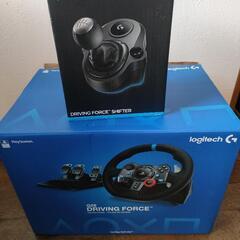 【値下げ！！】38000円→30000円　Logicool　G29 ハンコン、シフターセット　PS4　グランツーリスモ7　すぐ遊べるセットの画像