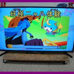 93 美品 フナイ 49型 4K液晶テレビ FL-49U4020 2019年製 内蔵HDD1TB FUNAI 013