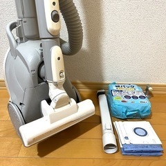 【早い者勝ち】三菱掃除機　伸縮パイプ+紙パック付 <ワンコインお譲り>の画像