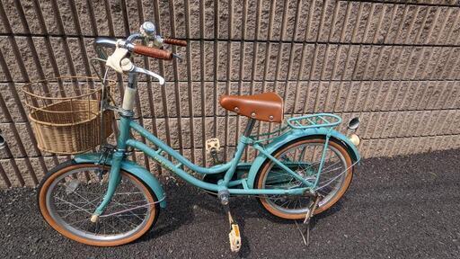 子供自転車　ブリジストン　18インチ　HACCHI　ハッチ　グリーン