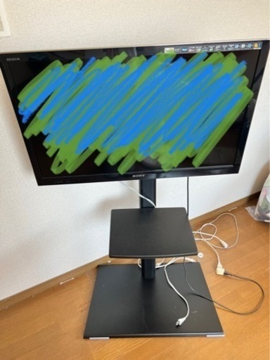 SONY TV テレビ台付き！