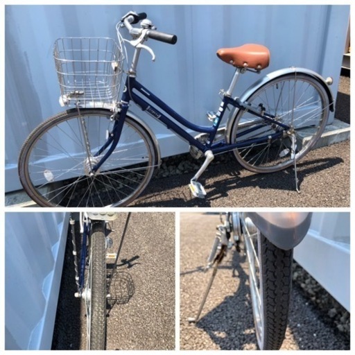 No.281 【LEDオートライト, 内装3段変速】★激安★ 中古自転車   26インチ 軽整備済み 安い 防犯登録 町田市 麻生区 