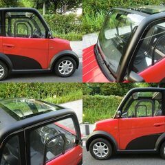 ☆超小型EV『e-Apple』走行266km 右ハンドル仕様 鉛BT 電気自動車ミニカー☆東京都大田区【下取OK】の画像