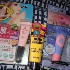 3点セット ネイルケア ハンドクリーム リップパック