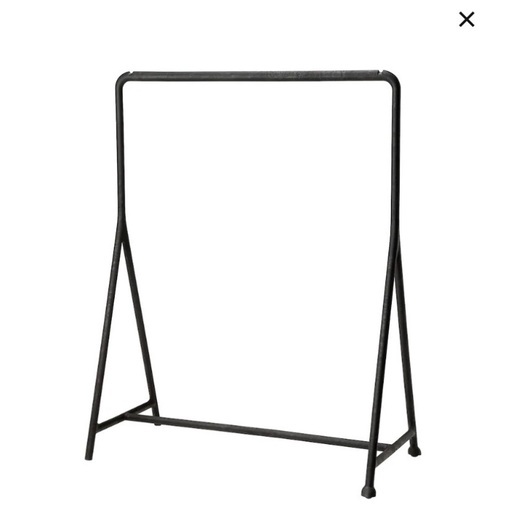 【IKEA】TURBO トゥルボー  洋服ラック　黒