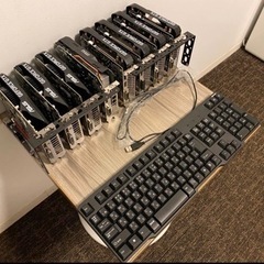 格安高強度８マイニング用フレーム８枚可モバイル電気代不要ホテルマイニング実績ありの画像