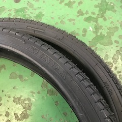 値下げしました、新品未使用　自転車用タイヤ　２本セット の画像