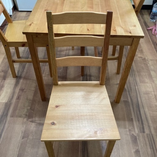 ナフコ　ダイニングテーブルセット