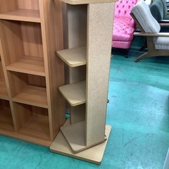 家具ならトレファク吉川店！！ Karimoku 回転式ラック ロータイプ ナチュラルの画像