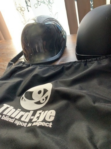 ヘアブラシオーダー付きバイクヘルメット