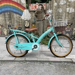 中古車　幼児用　Little Feerique　18インチ　美品 20%OFF】中古 自転車 激安 子供用自転車 国内メーカー Eco Kids
