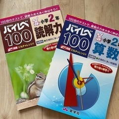 ★一部書き込みあり★ しょうがく社 ハイレベ100 小学2年 算...