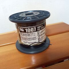 電子工作 電線 ラッピングワイヤー 100m 黒