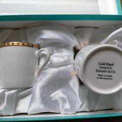 【値下げ】ティファニー　ペアティーカップ&ソーサー　未使用の画像