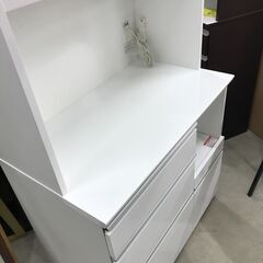 ニトリ キッチンボード ホワイト ※幅90×奥行51×高さ191cm