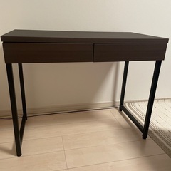 【美品】デスク　テーブル　引き出し付き　コンパクト
