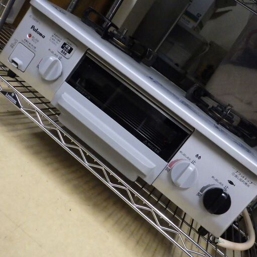 格安！店舗受け渡し可能　2013年製　パロマ Paloma IC-330SF-L-13A [ガステーブル 都市ガス用 左強火タイプ]