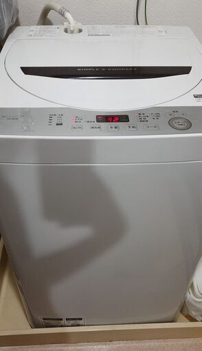 全自動洗濯機　シャープ　ES-GE5B