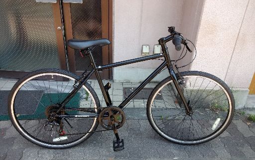 26吋 シティークロスバイク 7speed/ブラック