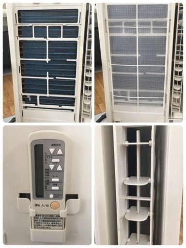 S171 ハイアール 窓用エアコン（冷房専用・おもに4.5～7畳用　ホワイト）Haier JA-18M(W)⭐動作確認済 ⭐クリーニング済