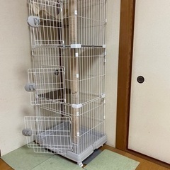 ⭐️決まりました⭐️キャットケージ　タワー３段（引き取り限定）