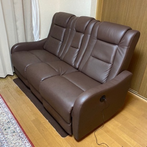 ※値下げ※ ソファ　電動リクライニングソファ　