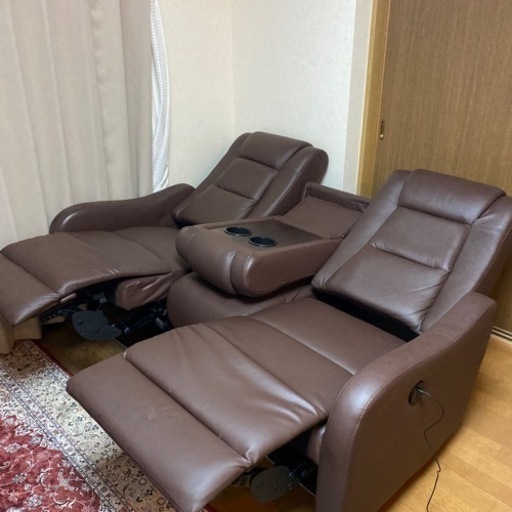 ※値下げ※ ソファ　電動リクライニングソファ　