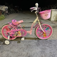 【2572】幼児車　プリンセス　18インチ　7,200円（防犯・税込）