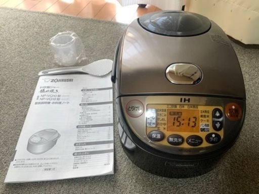 象印　IH炊飯器　極め炊き　NP-VQ10 5.5合