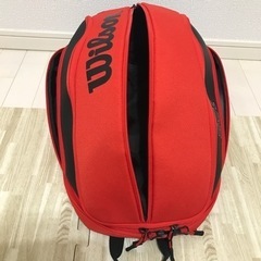 ★更に値下げしました！【比較的美品】Wilsonラケットバッグ(リュック)の画像