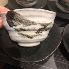 第一陶器　匠　茶の間揃　湯呑み5セット　中皿１枚の画像
