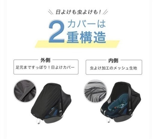 マキシコシ・ブリタックス専用　日除けカバー