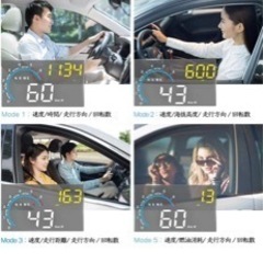 ヘッドアップディスプレイ ACECAR スピードメータの画像