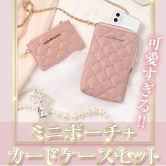 未使用ミシェルマカロン⭐︎ミニポーチとカードケース