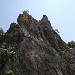 芥見権現山　岩場ルート