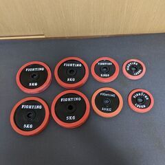 ファイティングロード　プレート　8個セット　計27.5kg