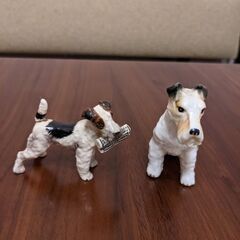 テリア　陶器置物　