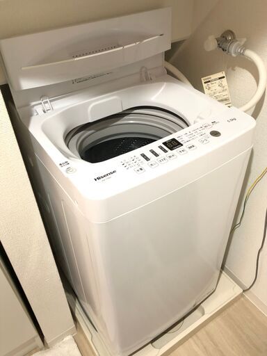 Hisense 洗濯機 簡易乾燥機能付き 5.5kg HW-T55D ホワイト