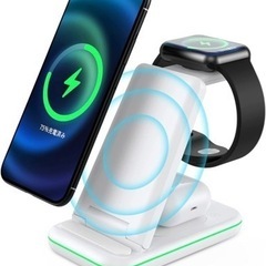 ワイヤレス充電器  iPhone  折り畳み Qi 充電器アップ...