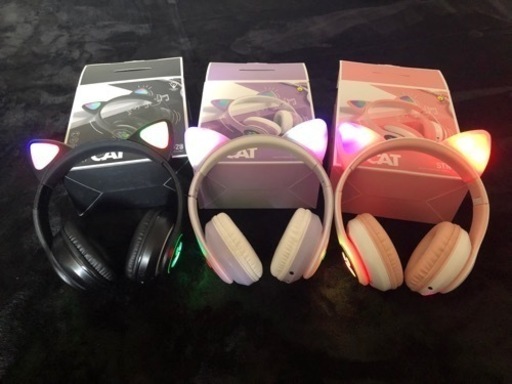 猫耳ヘッドホンBluetooth5.0 ピンク