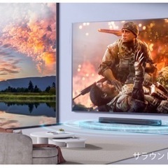【美品】サウンドバー 3Dサラウンド サブウーファー内蔵 Bluetooth 5.0対応 / 有線光デジタル対応の画像